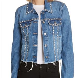 Veronica Beard Cara Rhinestone Jean Jacket